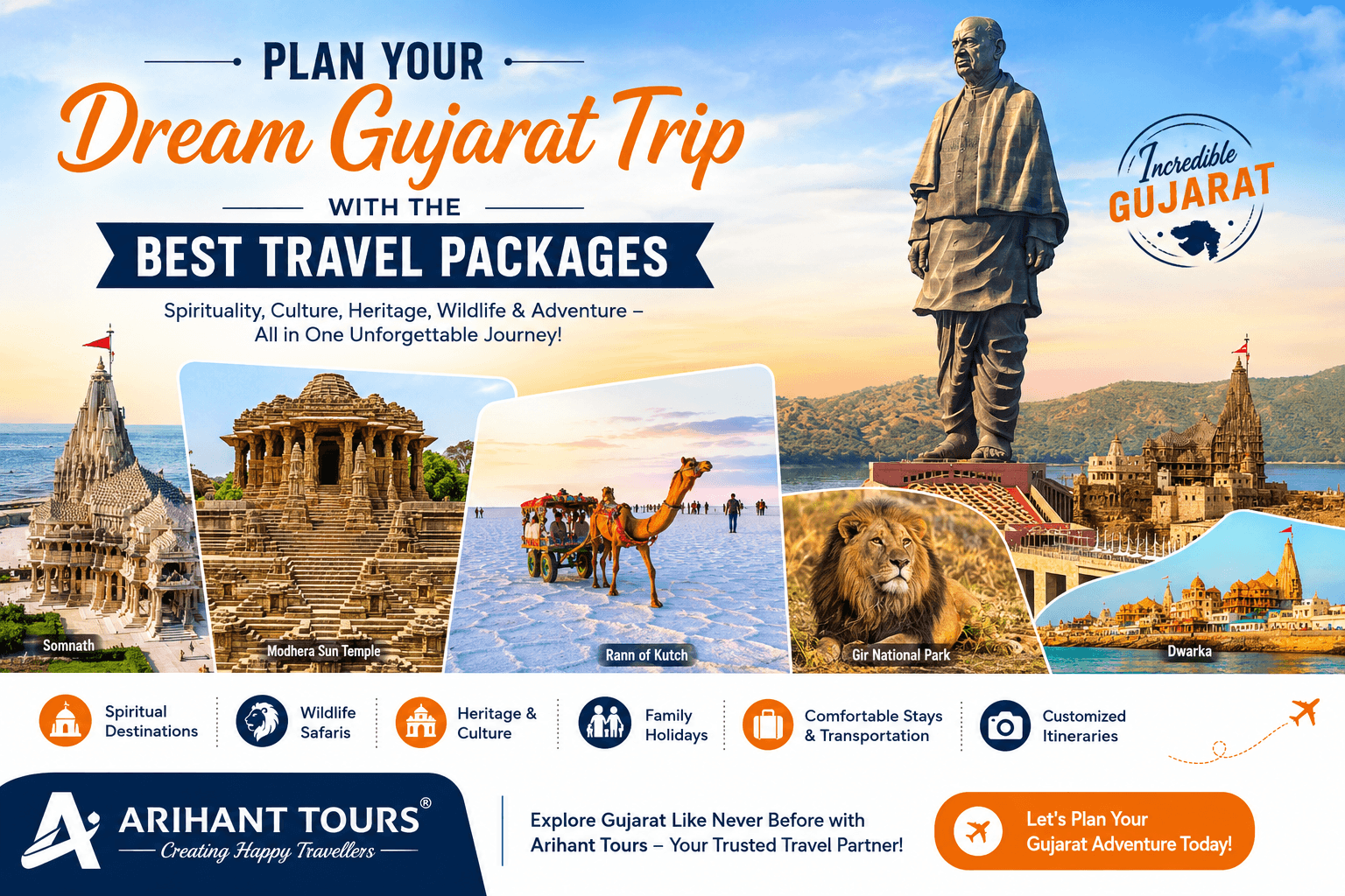 Plan Your Dream Gujarat Trip with the Best Travel Packages